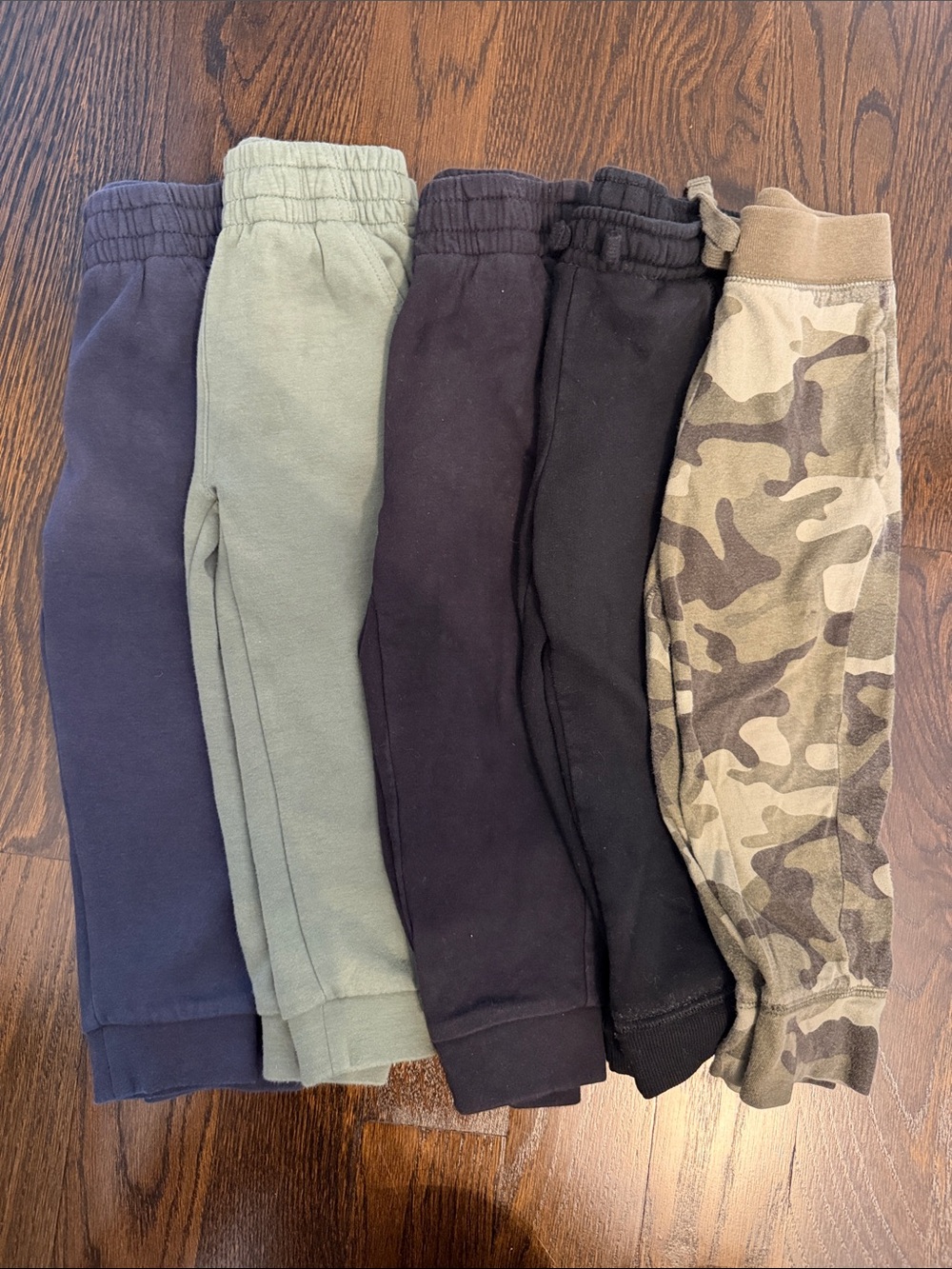 3t boy lot mixed brand Cozy Jogger Pants - Navy, Olive, Black & Camo
